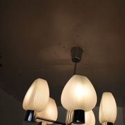 5-spoke chandelier 70s