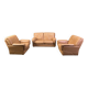 Vintage sofa set by Durlet, 1980s