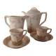 Art Nouveau coffee service in fine Maastricht earthenware (Céra Company)
