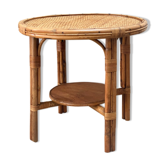 Rattan coffee table