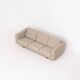 Canapé 3 places GE300 par Hans J. Wegner pour Getama