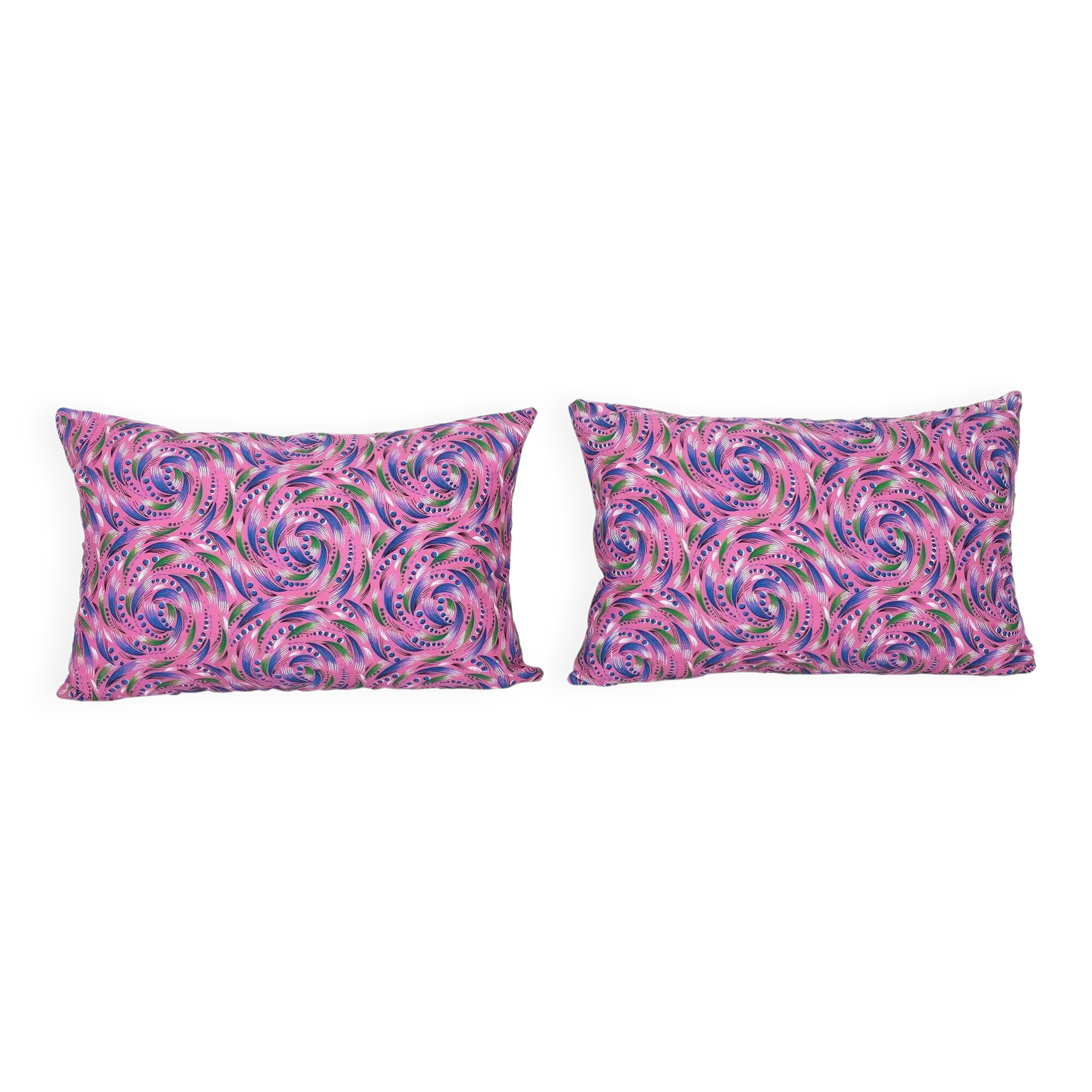 Set of 2 vintage Turkish cushion covers 56x41 cm
