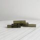 Set of 5 smoked glass knife rests