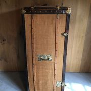 Trunk cabin in wood and fabrics around 1940