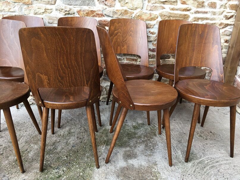 set of 8 chairs Baumann "Mondor"