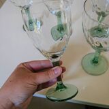 6 grands verres à pied