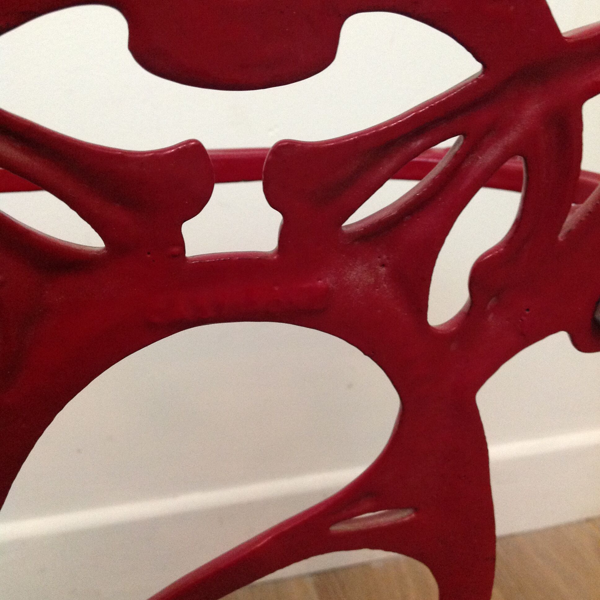 Castirone umbrella holder in enamelled cast iron