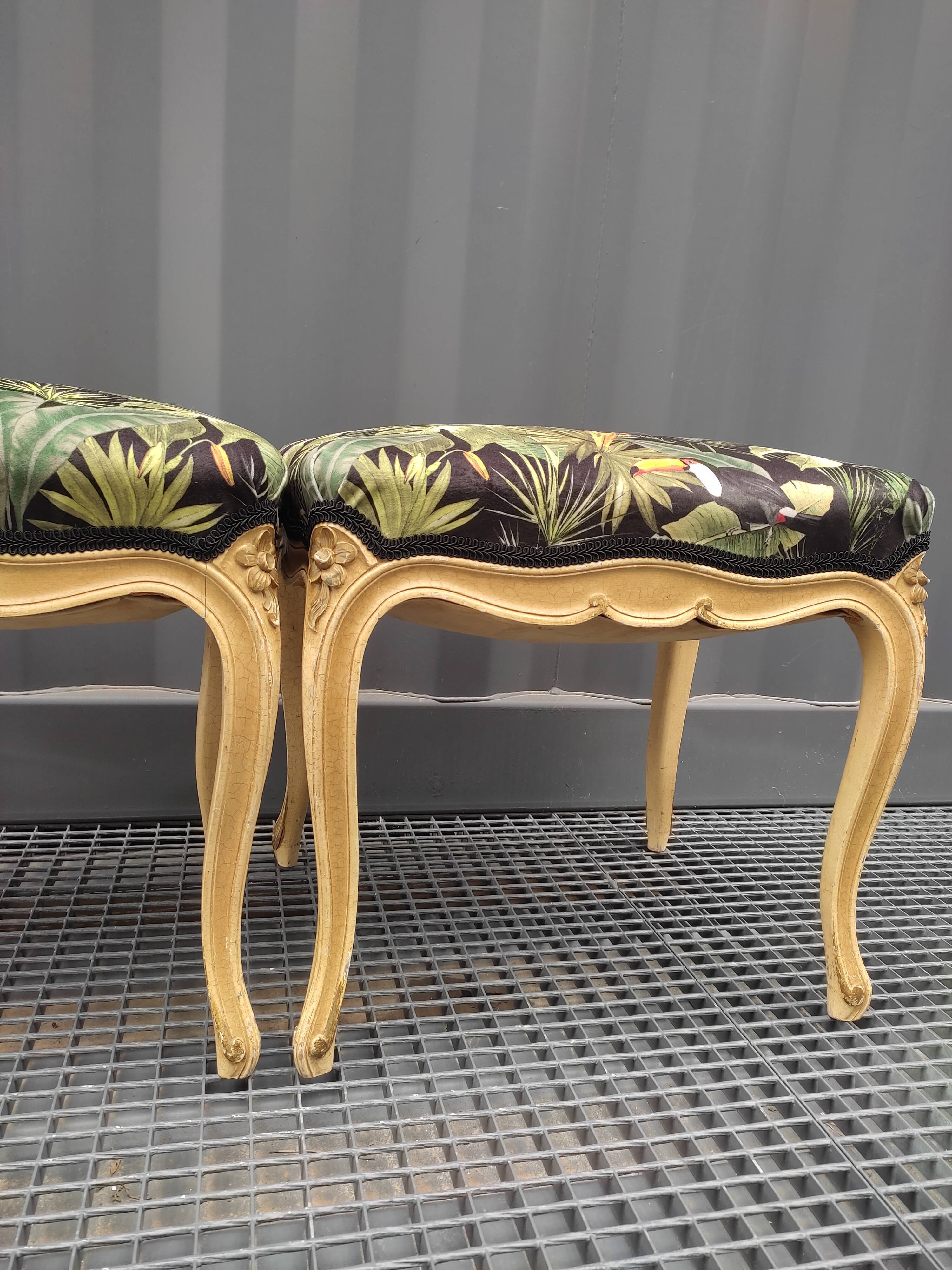Pair of antique stools