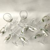 Champagne flutes Perrier Jouët