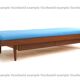 Vintage wooden bed with drawers, Netherlands, 1960