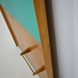 Mid-Century  Wall Mounted Coat Rack Czechoslovakia , 1970's