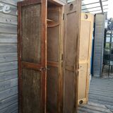 Vestiaire porte manteau, Armoire vintage en bois