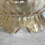 Vintage amber glass hanging