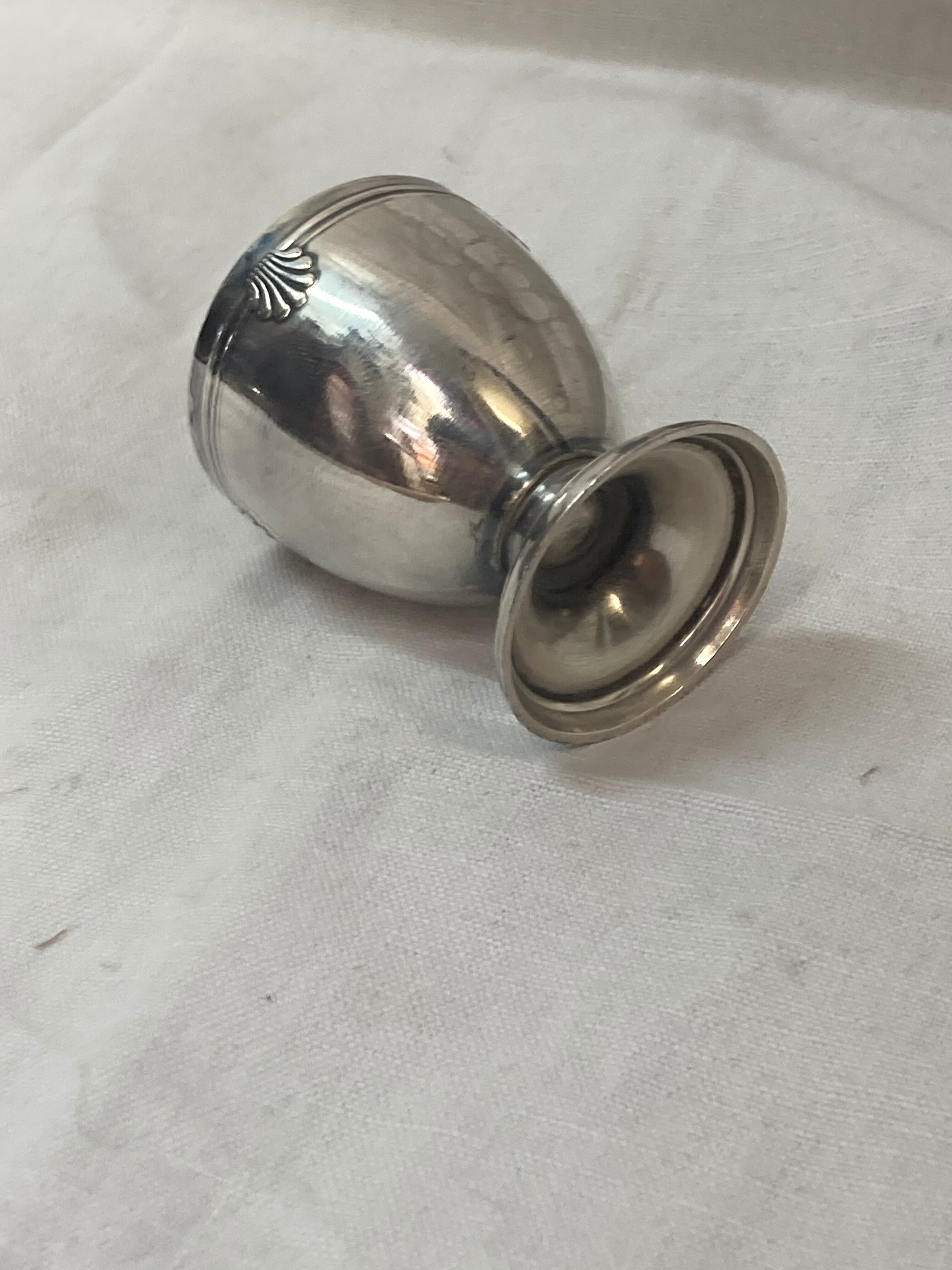 Silver metal shell