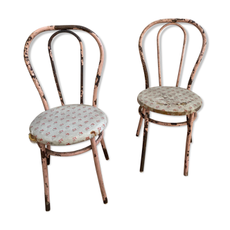 Pairs of small children's chairs
