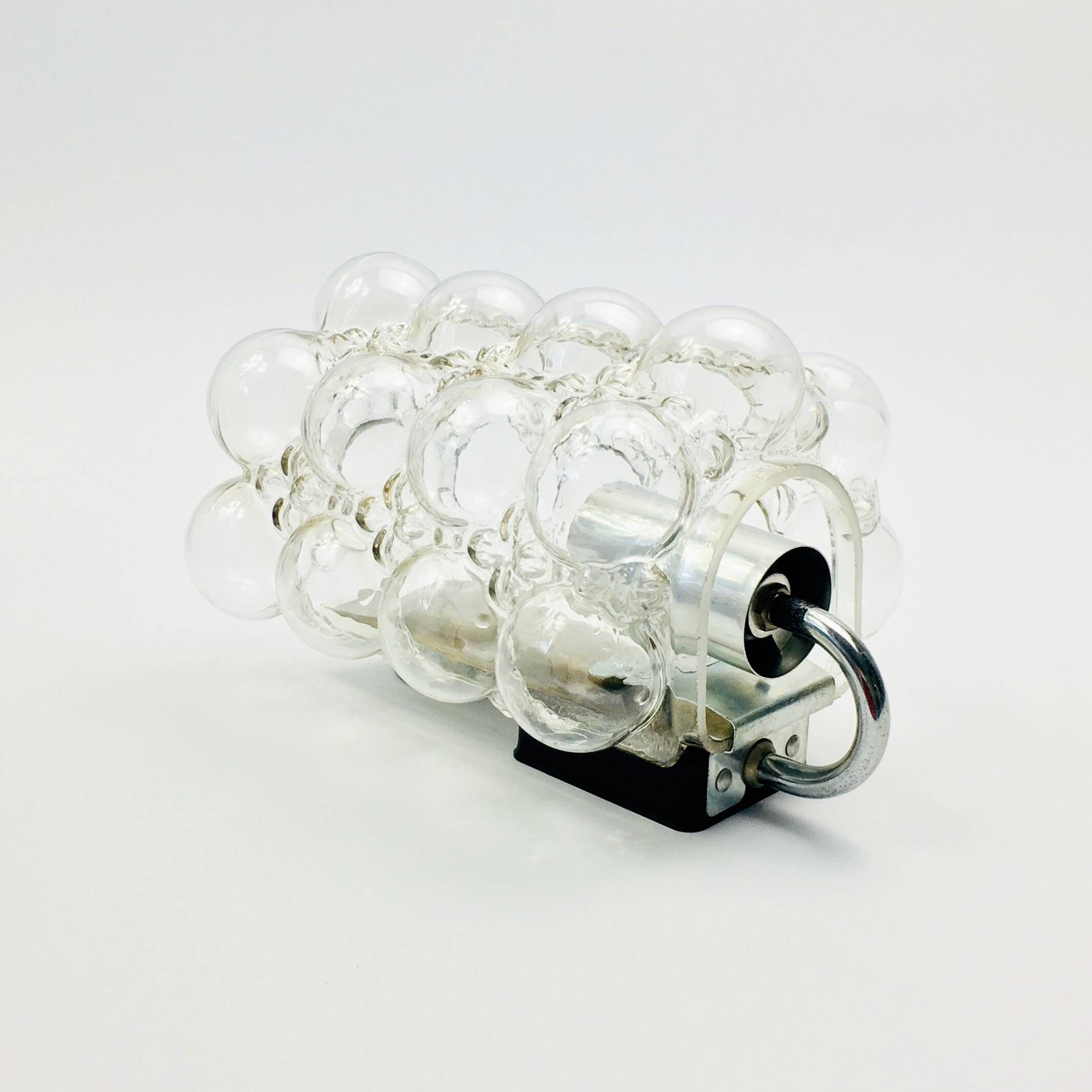 Large Bubble Glass Wall Light/Sconce by Helena Tynell for Limburg, Germany, 1960s
