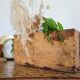 Old wooden box