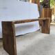 Banc en chêne wabisabi