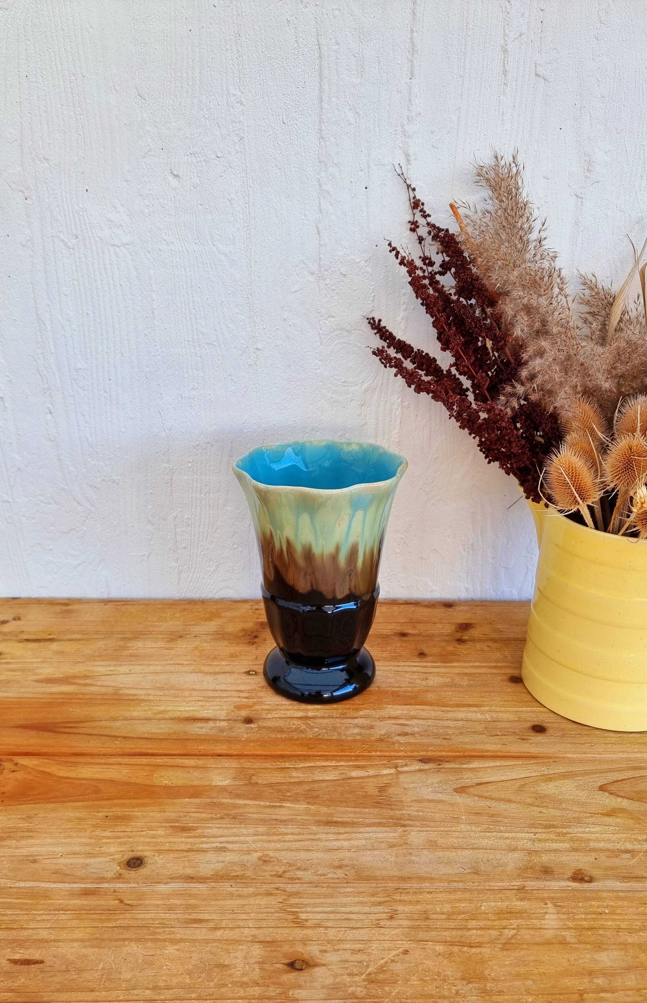 Vallauris style ceramic vase