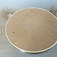 Round mirror top in gilded aluminum art deco