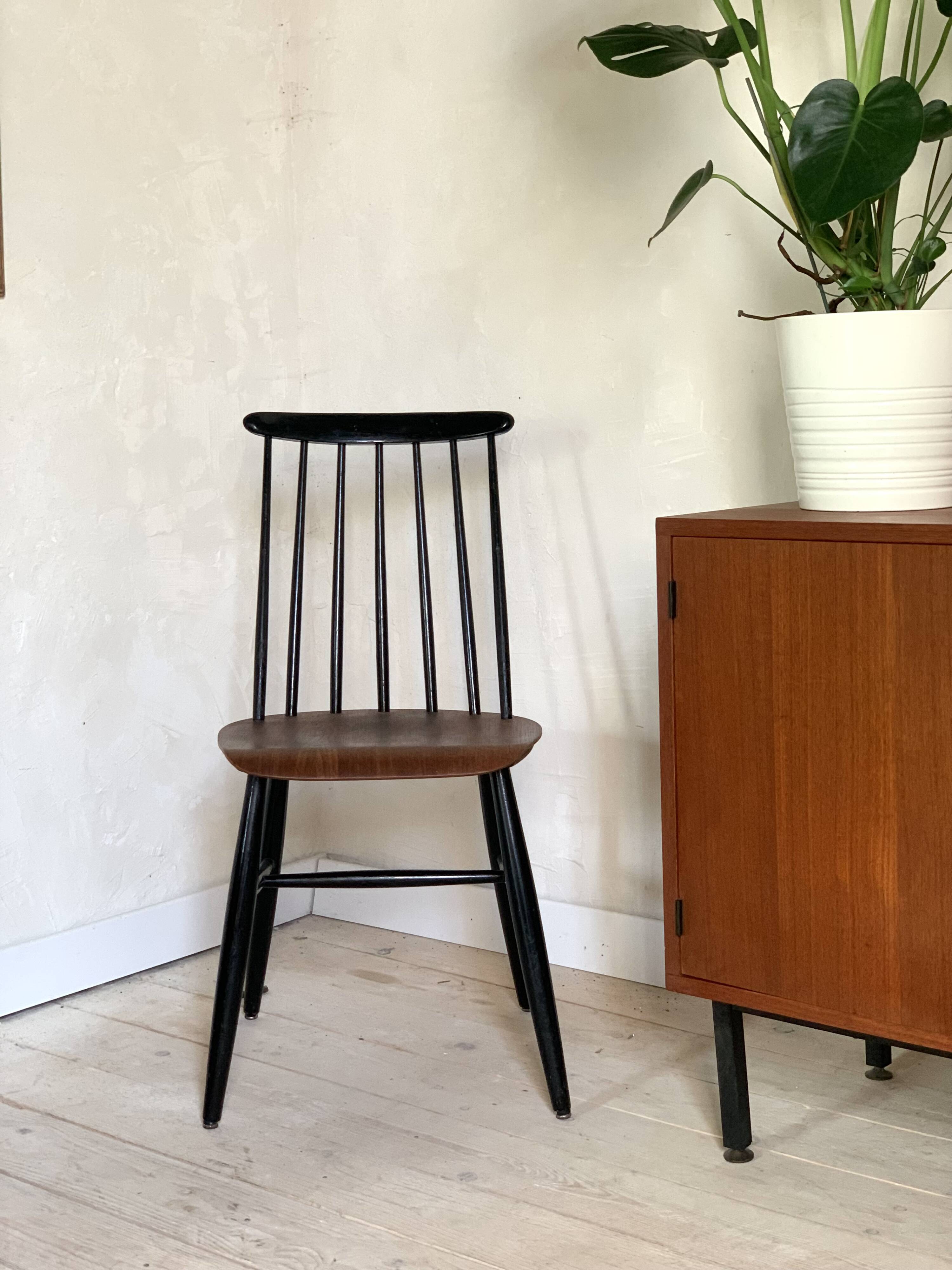 Stol tapiovaara style chair with bars