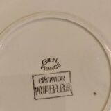 Gien earthenware advertising plate