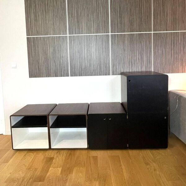 Enfilade modulable Space Age vintage années 70 – 4 modules