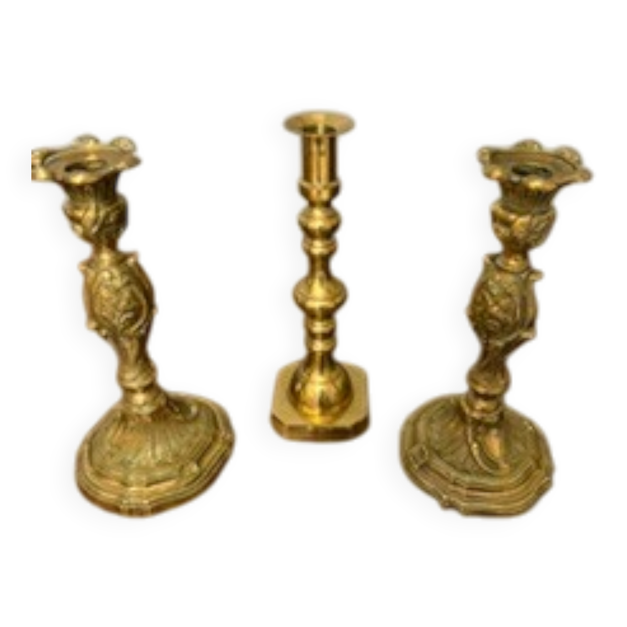 bronze candlesticks