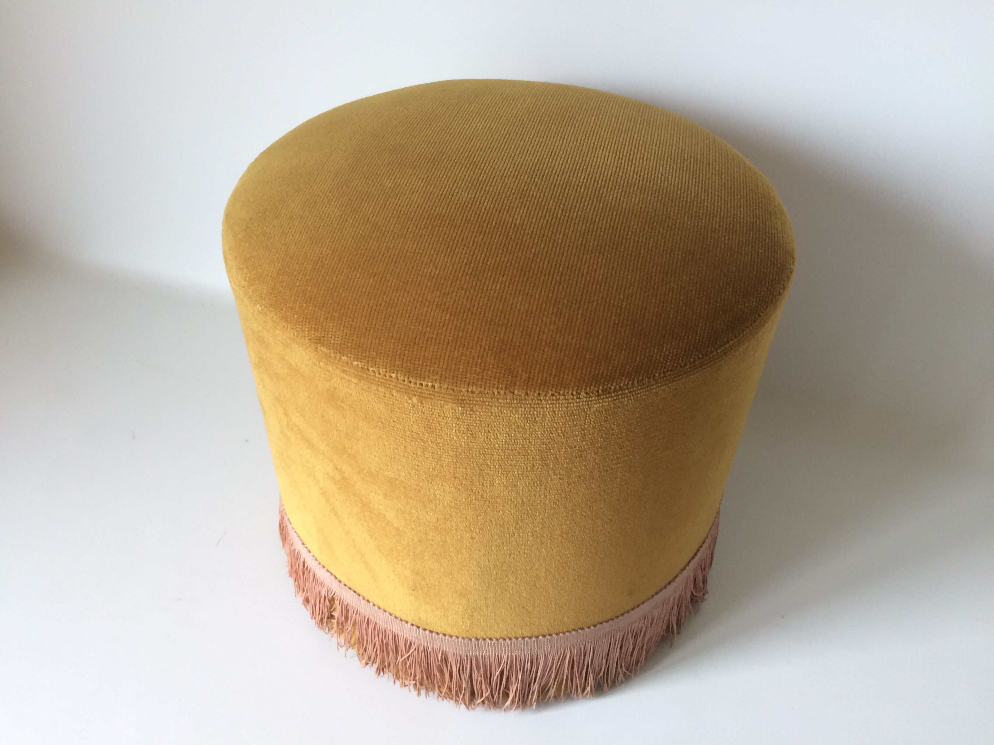 Vintage fringed Ottoman