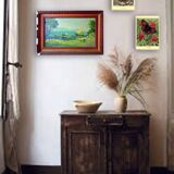 Ancient painting "View of Antibes"