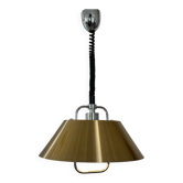 Chandelier pendant lamp rises and falls, design Jo Hammerborg for Fog and Mørup, Denmark circa 1960