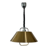 Chandelier pendant lamp rises and falls, design jo hammerborg for fog et mørup, denmark circa 1960