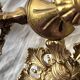 Pair of gilded brass wall lights - Louis XVI style