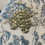 Antique Chinese enameled ceramic lamp