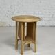Rattan side table
