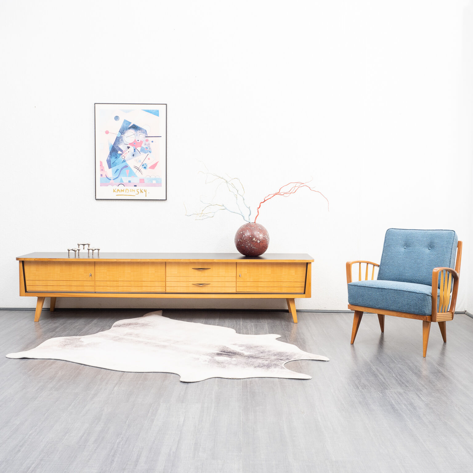 Low 1950s, ash, restored