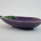 Ceramic eggplant emptier by Aegitna Vallauris