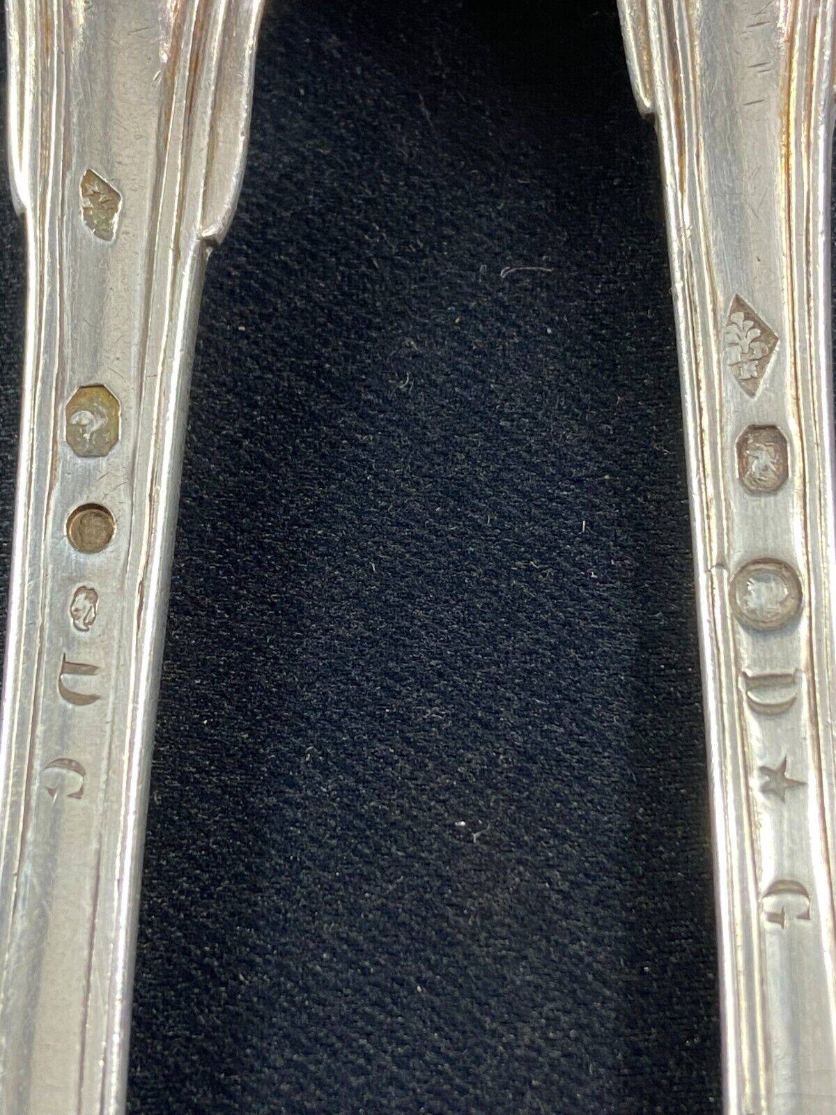 Cutlery fork large spoon fillet Louis XV silver rooster hallmarks 1798-1809