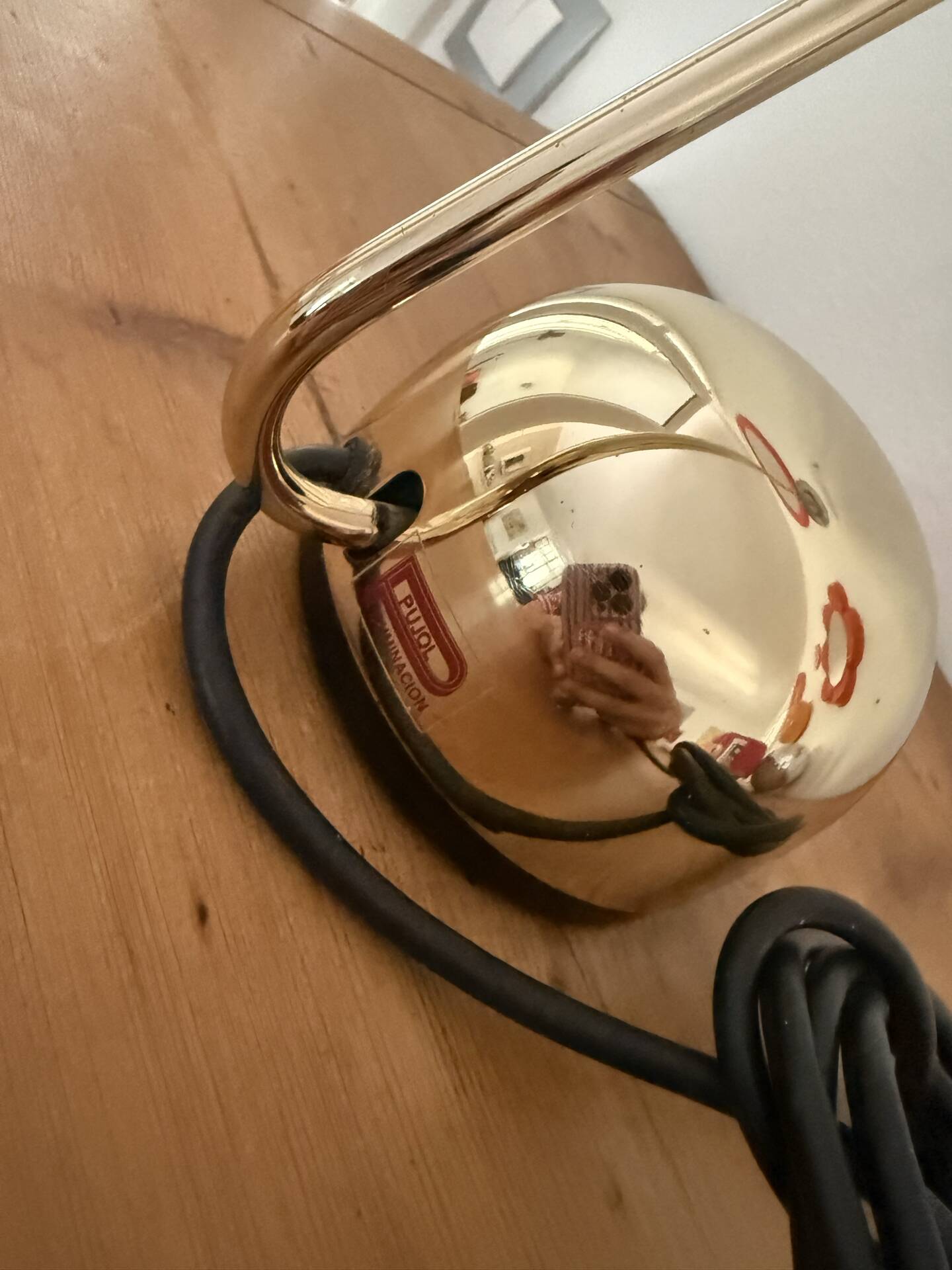 Lampe doré design