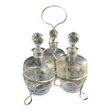 Cave à liqueur Baccarat service Étoiles