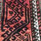 Tapis ancien Turkmen afghan Belutch laine 162x90 cm