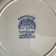 4 assiettes plates Staffordshire England « countryside »