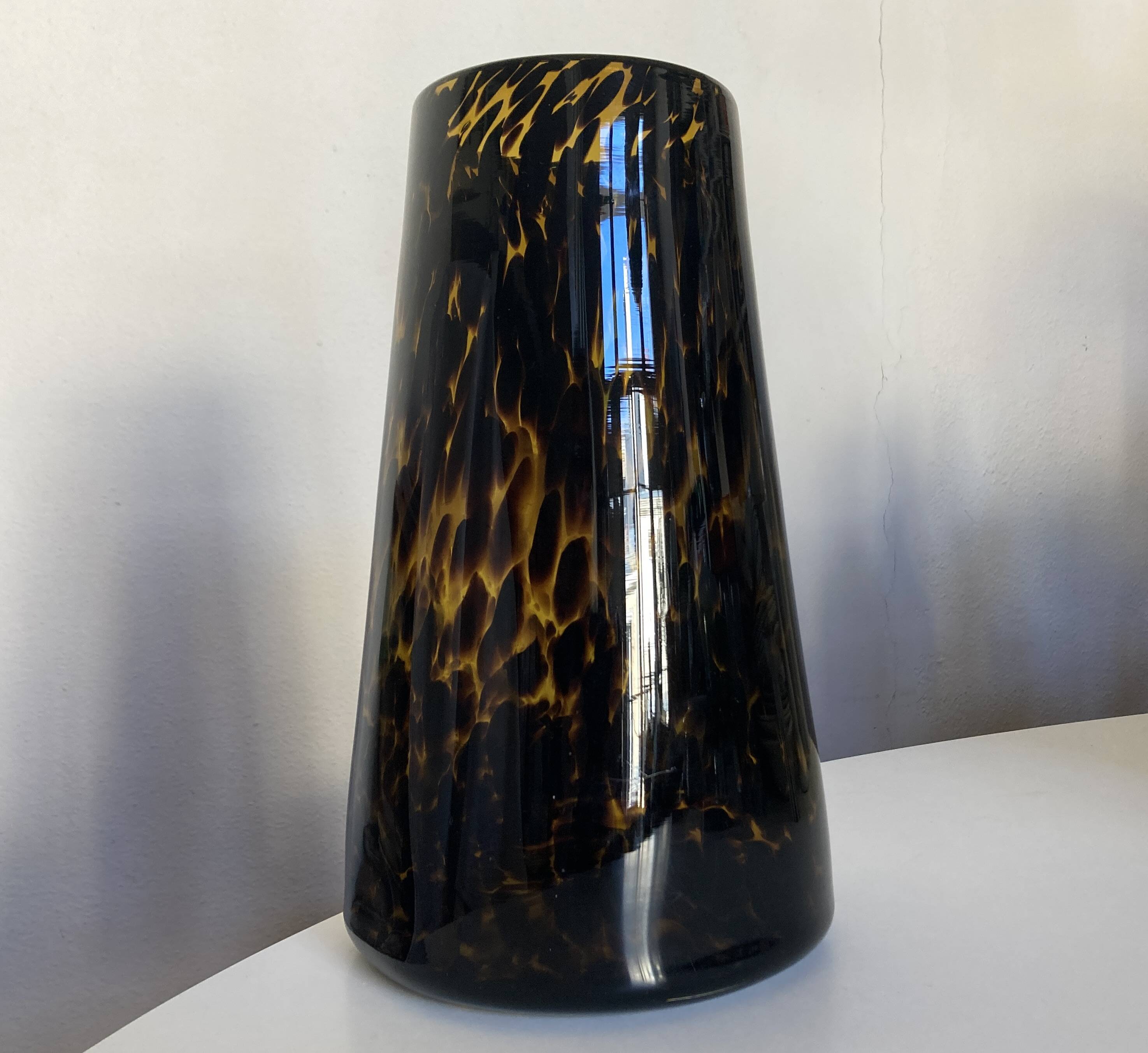 XXL vase Italian work, macchia pattern, 1970