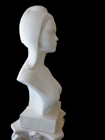 Bust Marianne H:64cm B. Bardot in plaster