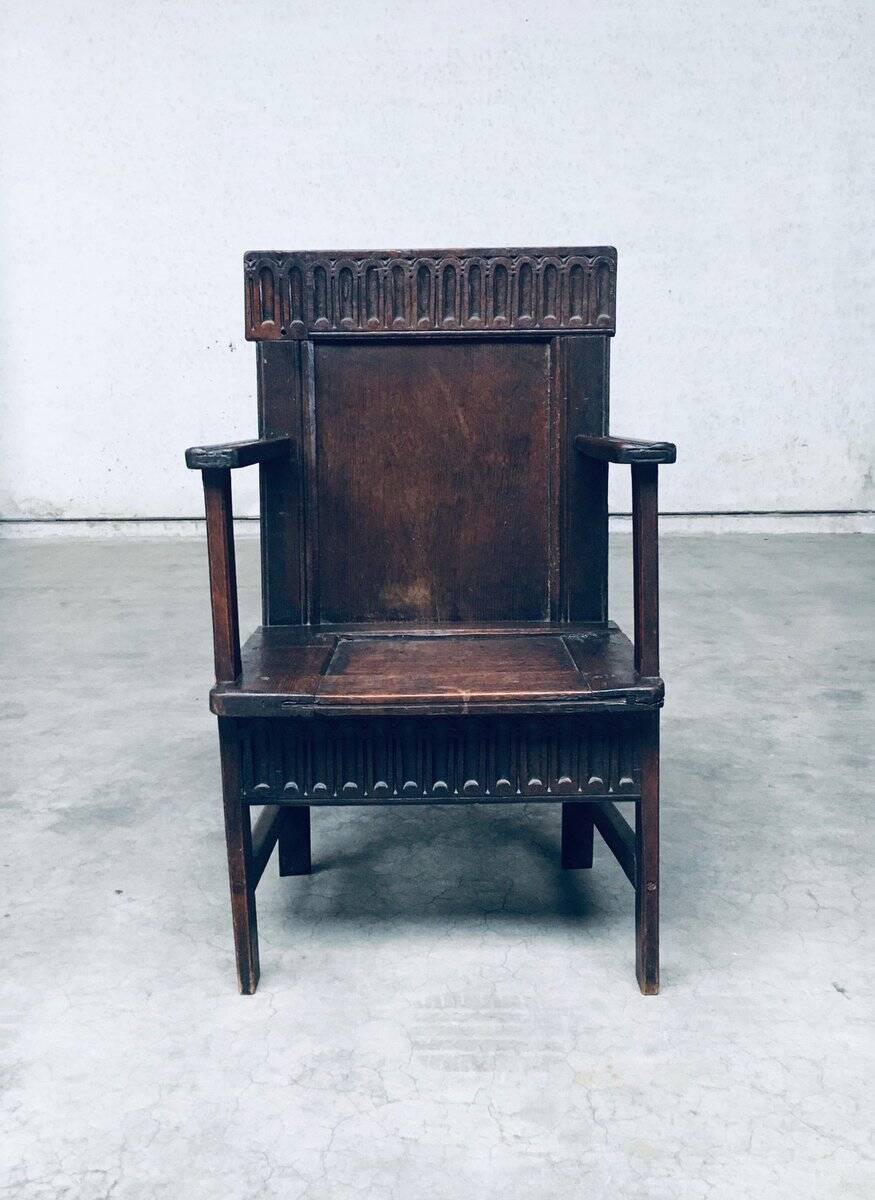 19th Century Primitive Folk Art Armchair