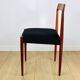 German Lübke vintage black chairs - 4 pieces - great set