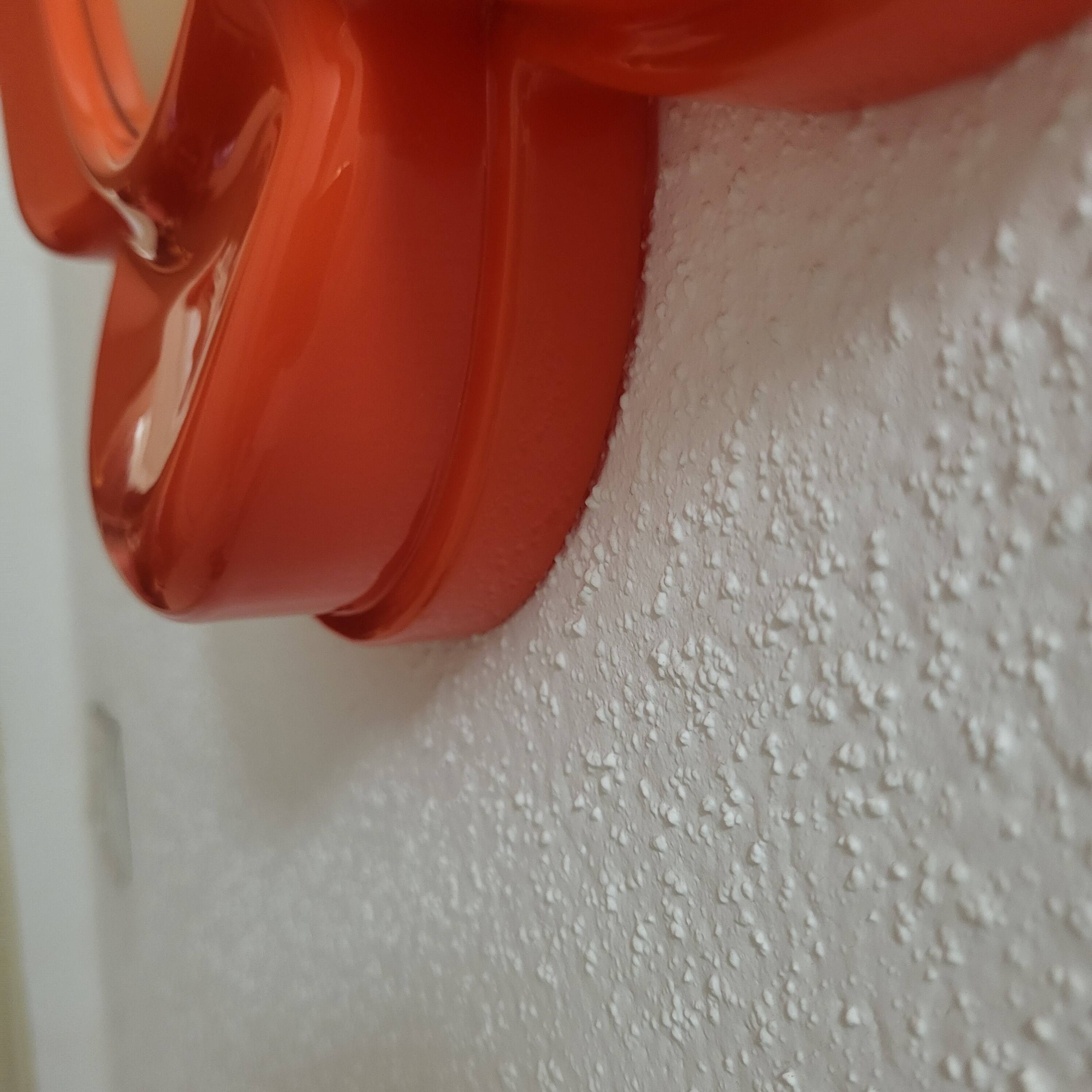 Orange flower mirror Visiva, Milan Italy