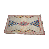 Tapis boucherouite rose 125x210