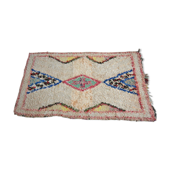Carpet boucherouite rose 125 x 210