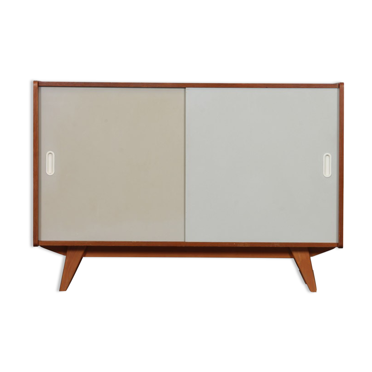 Buffet blanche et beige par Jiri Jiroutek, modèle U-452, 1960